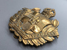 Lade das Bild in den Galerie-Viewer, Original WW1 British Army Cap Badge - Lincolnshire Yeomanry
