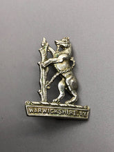 Load image into Gallery viewer, Original WW1 British Army Warwickshire Imperial Yeomanry Cap Badge
