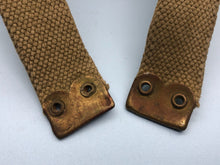 Load image into Gallery viewer, Original WW2 British Army Tan Webbing Shoulder Strap 37 Pattern
