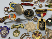 Load image into Gallery viewer, Large Group of Vintage Army Badges, Medals, Medallions, Compass, Pin Badges etc - The Militaria Shop
