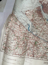 Load image into Gallery viewer, Original WW2 German Army Map of UK - Manchester / Liverpool / North West England
