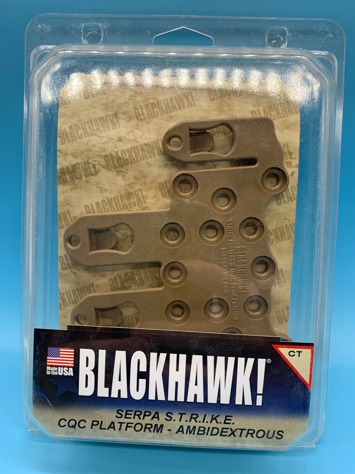 Genuine Blackhawk STRIKE Molle Platform Pistol Holster Platform - Black / Tan - The Militaria Shop