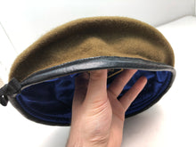 Charger l&#39;image dans la galerie, Genuine British Army Khaki Guards Regimental Beret Hat - Size 60cm
