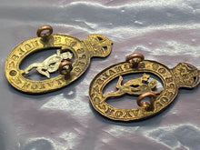 Load image into Gallery viewer, Original WW2 British Army Royal Corps of Signals Collar Badges
