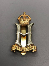 Load image into Gallery viewer, Genuine British Army 11th Hussars Cap Badge
