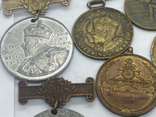 Load image into Gallery viewer, Original Large Group of Coins, Coronation Medals &amp; Medallions
