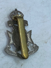 Load image into Gallery viewer, Original British Army WW1 1st Surrey Rifles / 21st County of London Cap Badge
