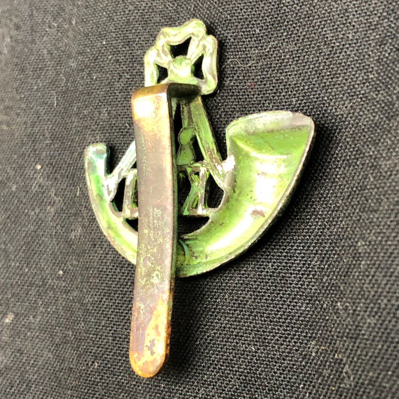 Original British Army Cap Badge - King's Shropshire Light Infantry - The Militaria Shop