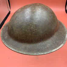 Load image into Gallery viewer, Original British Army WW2 Soldiers Military Combat Mk2 Brodie Helmet - SA Made
