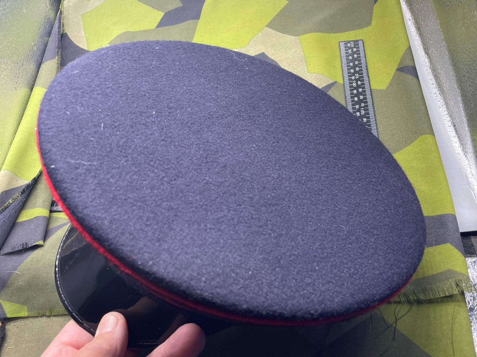 Genuine British Army Adjutant General's Corps Peaked Dress Cap - Size 55cm - The Militaria Shop