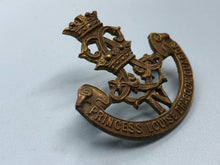 Load image into Gallery viewer, Genuine WW2 Canadian 4th Princess Louise Dragoon Guards Cap Badge
