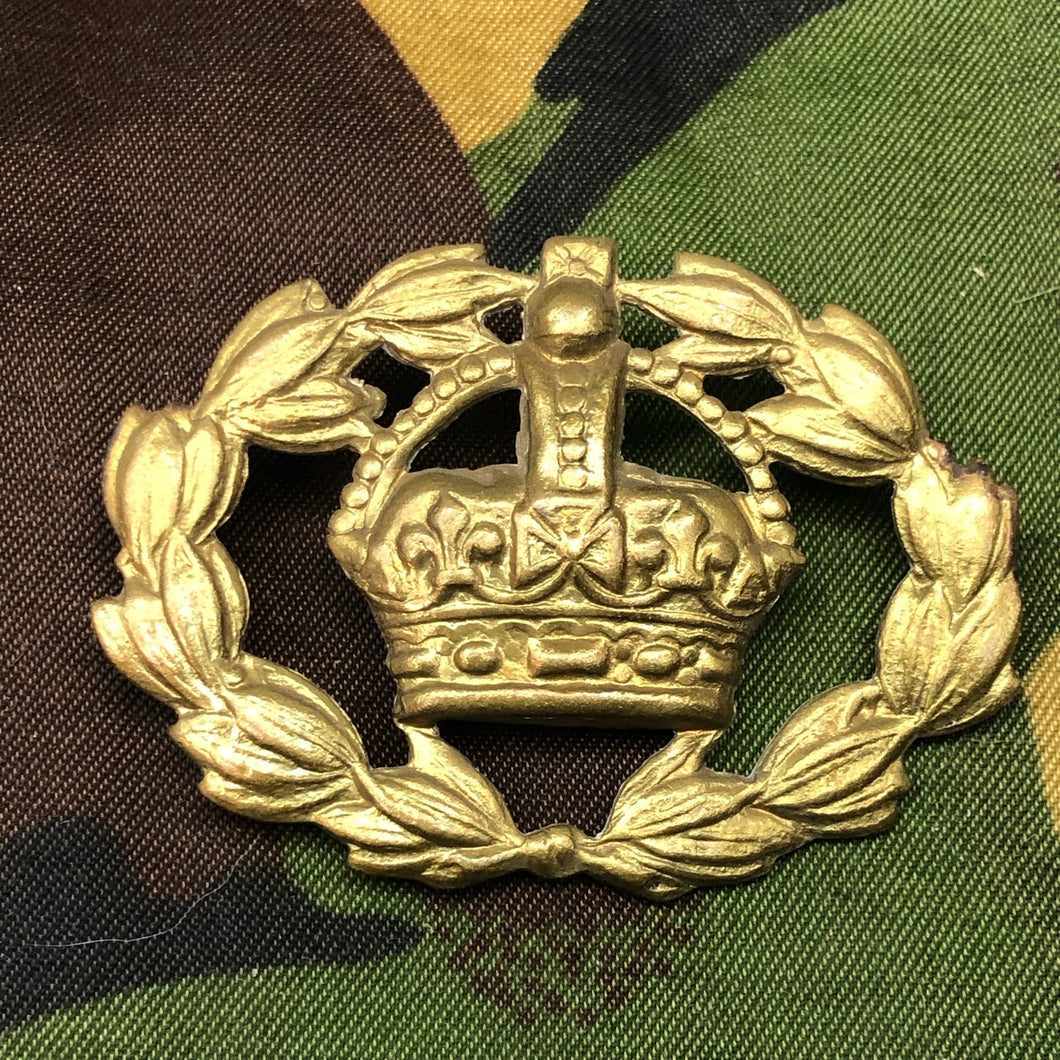 Original British Army Cap Badge - British Army Warrant Officer - The Militaria Shop