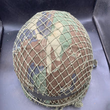 Load image into Gallery viewer, Genuine Dutch Army M53 Euroclone of WW2 US M1 Camouflaged Helmet &amp; Liner Set - The Militaria Shop
