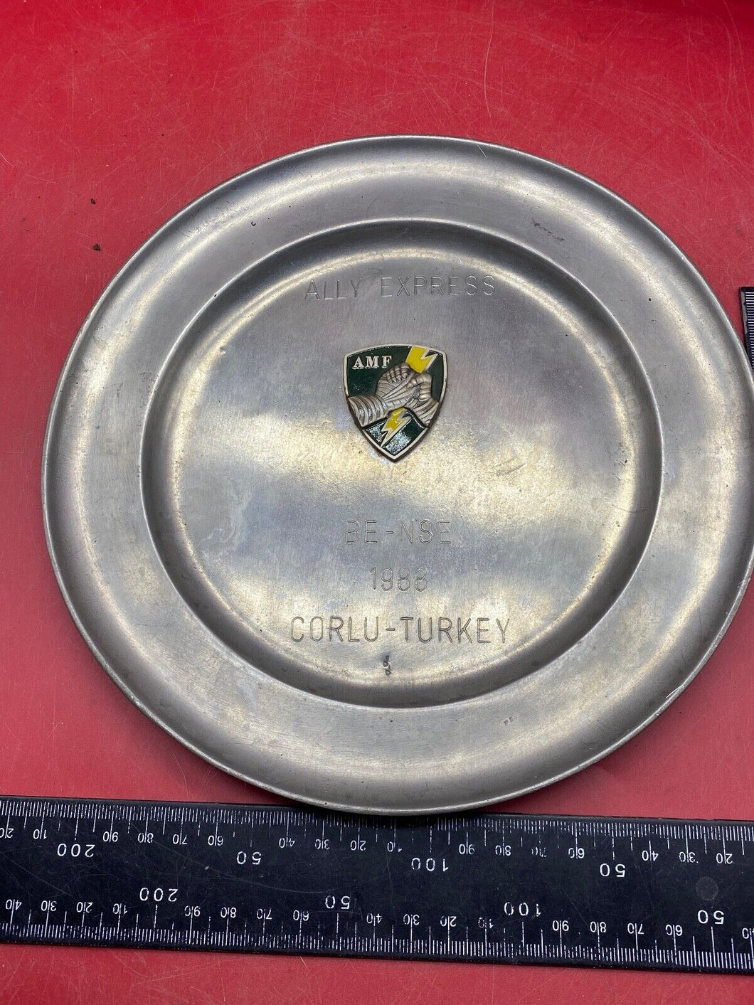 Allied Mobile Force Commemorative Plate with Enamel Badge - ALLY EXPRESS Turkey