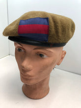 Charger l&#39;image dans la galerie, Genuine British Army Khaki Guards Regimental Beret Hat - Size 59cm
