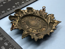 Load image into Gallery viewer, British Army Victorian 32nd 1st Battalion Midlothian Volunteers Cap Badge
