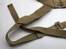 Load image into Gallery viewer, Original WW2 British Army 37 Pattern Stretcher Bearer Straps 1945 Dated
