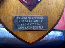 Load image into Gallery viewer, Original British Army - Army Land Forces - Exercise Advent Express Wall Plaque
