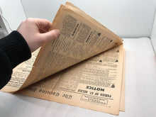 Lade das Bild in den Galerie-Viewer, Originales britisches Zeitungstrikot aus dem 2. Weltkrieg zur Besetzung der Kanalinseln – Oktober 1941 
