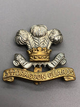 Load image into Gallery viewer, Original WW1 British Army 3rd Dragoon Guards Cap Badge
