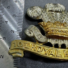 Load image into Gallery viewer, 10th Royal Hussars - British Army Cap Badge
