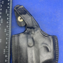 Load image into Gallery viewer, Vintage Black Leather Pistol Holster
