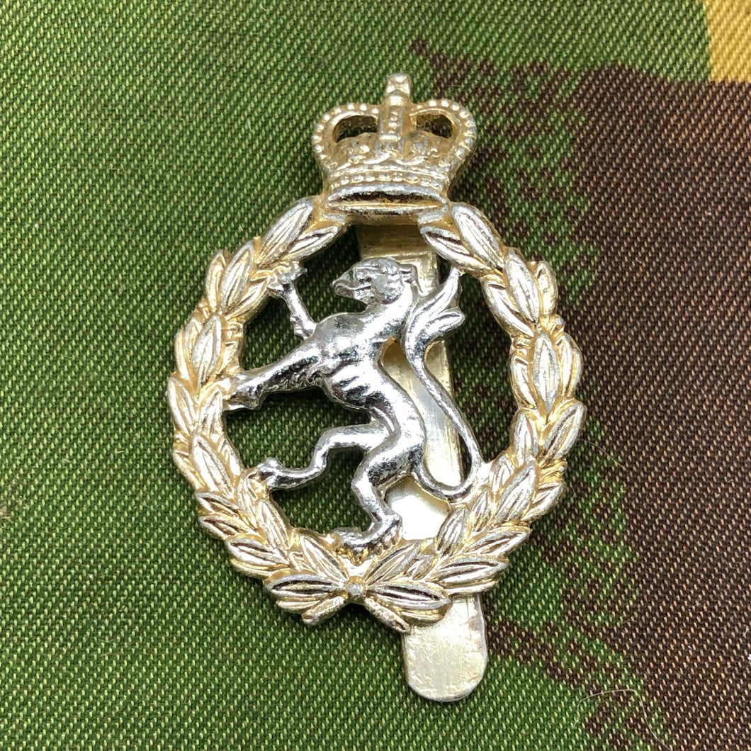 Original British Staybrite Army Cap Badge - Women's Royal Army Corps - The Militaria Shop