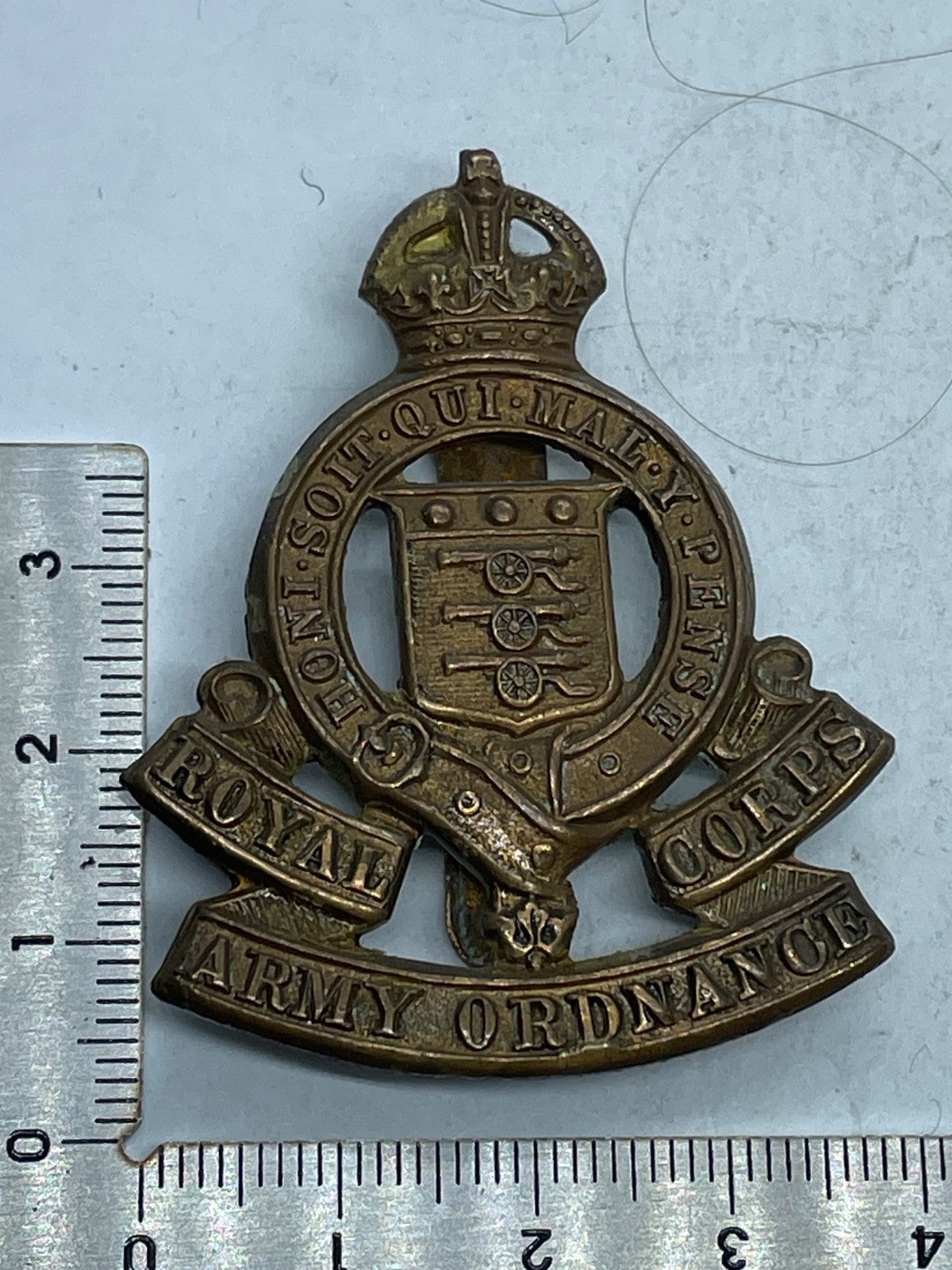 Original WW2 British Army Ordnance Corps Cap Badge - The Militaria Shop