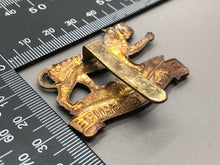 Load image into Gallery viewer, Original WW2 British Army Leicestershire Regiment Cap Badge
