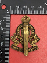 Load image into Gallery viewer, Original WW2 British Army Cap Badge - RAOC Royal Army Ordnance Corps
