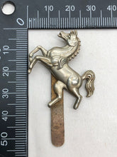 Load image into Gallery viewer, Original WW2 British Army Cap Badge - The West Kent Yeomanry Regiment
