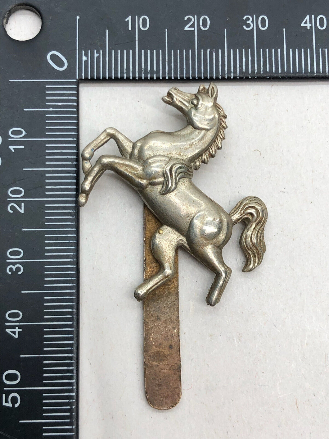 Original WW2 British Army Cap Badge - The West Kent Yeomanry Regiment