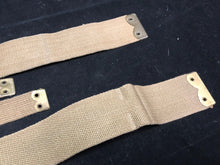 Load image into Gallery viewer, Original WW2 British Army 37 Pattern Khaki L-Straps Webbing - Wartime Dated
