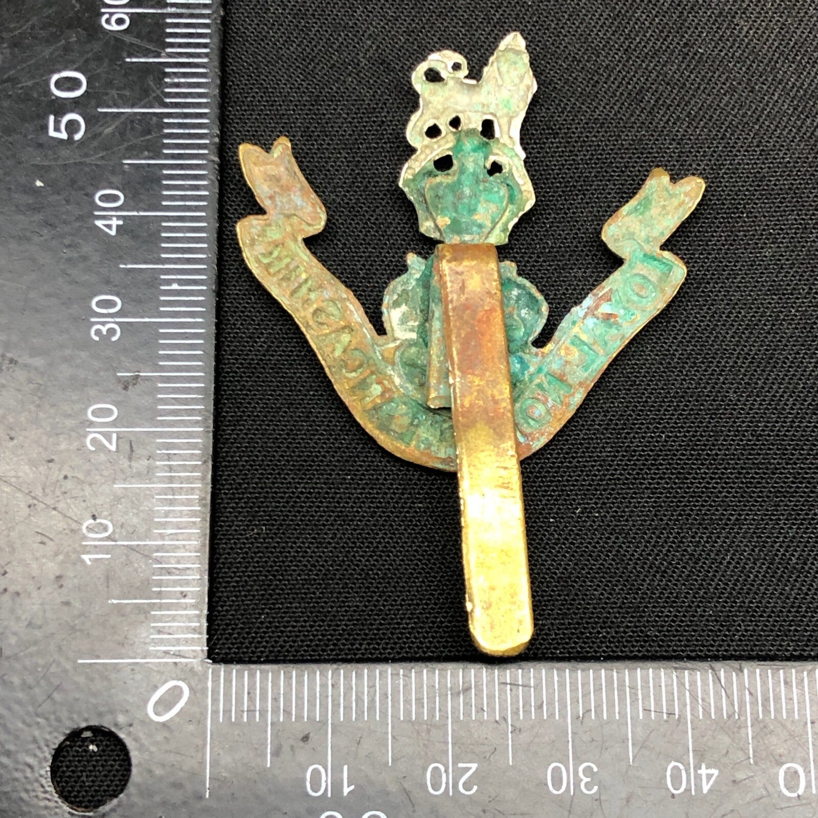 Original WW1 British Army Cap Badge - Loyal Regiment (North Lancashire) - The Militaria Shop