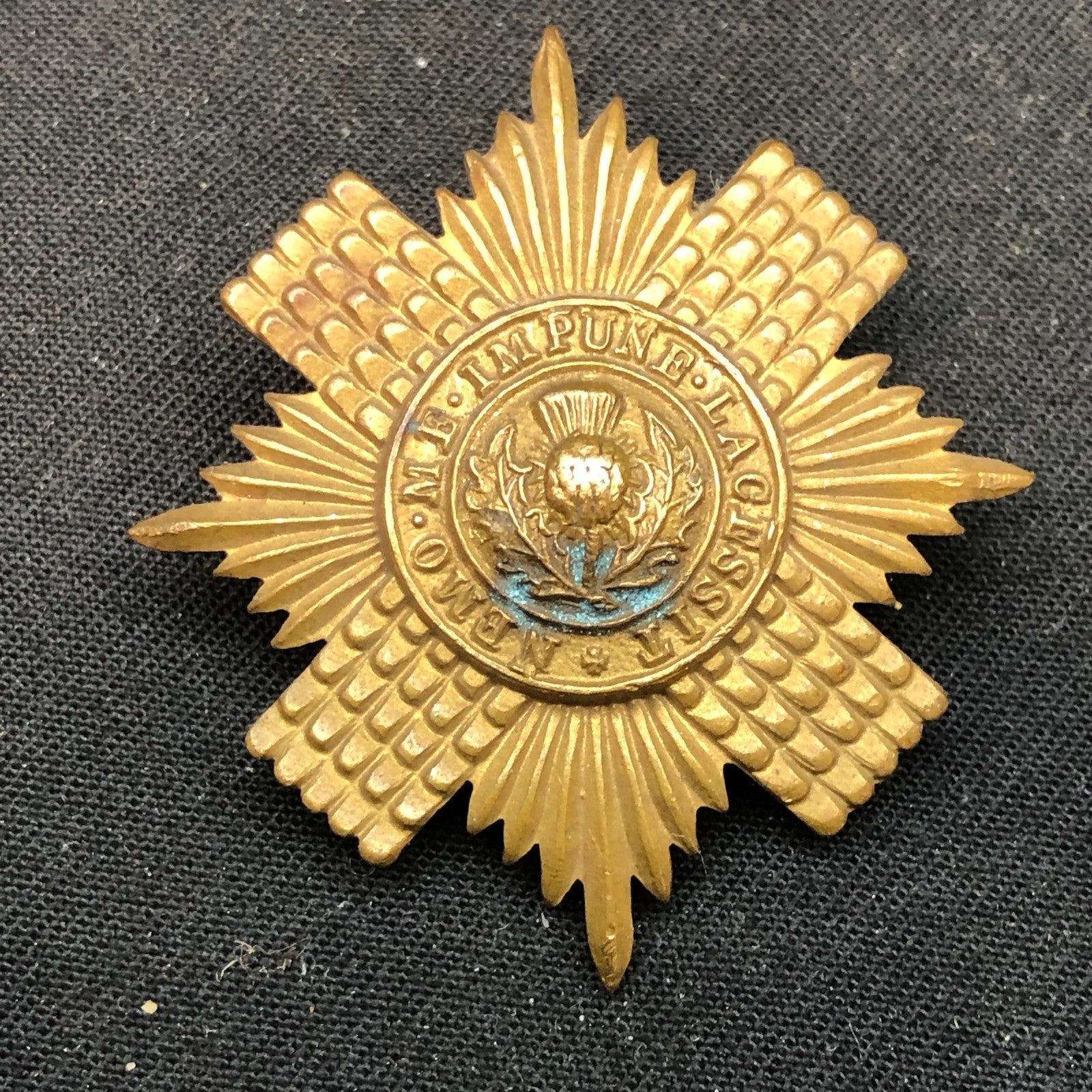 Original WW2 British Army Cap Badge - Scots Guards - The Militaria Shop