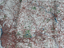 Load image into Gallery viewer, Original WW2 German Luftwaffe Map of Manchester / Liverpool UK North West
