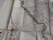 Lade das Bild in den Galerie-Viewer, Original WW2 British Army / RAF Map Showing RAF Bases - Aswan Egypt
