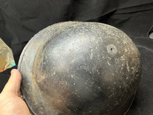 Load image into Gallery viewer, Original WW2 British Civil Defence Home Front Mk2 Brodie Helmet
