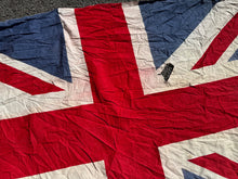 Load image into Gallery viewer, Original WW2 British Union Jack Flag - British Made - Large Size - 170x106cm
