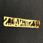 Original WW2 British Army Brass Shoulder Title - Royal Signals - The Militaria Shop