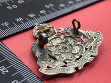 Load image into Gallery viewer, Original WW1 British Army Derbyshire Yeomanry Cap Badge
