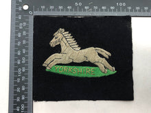 Load image into Gallery viewer, British Army Bullion Embroidered Blazer Badge - Yorkshire Regiment
