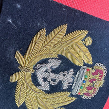 Load image into Gallery viewer, British Royal Navy Bullion Embroidered Blazer Badge
