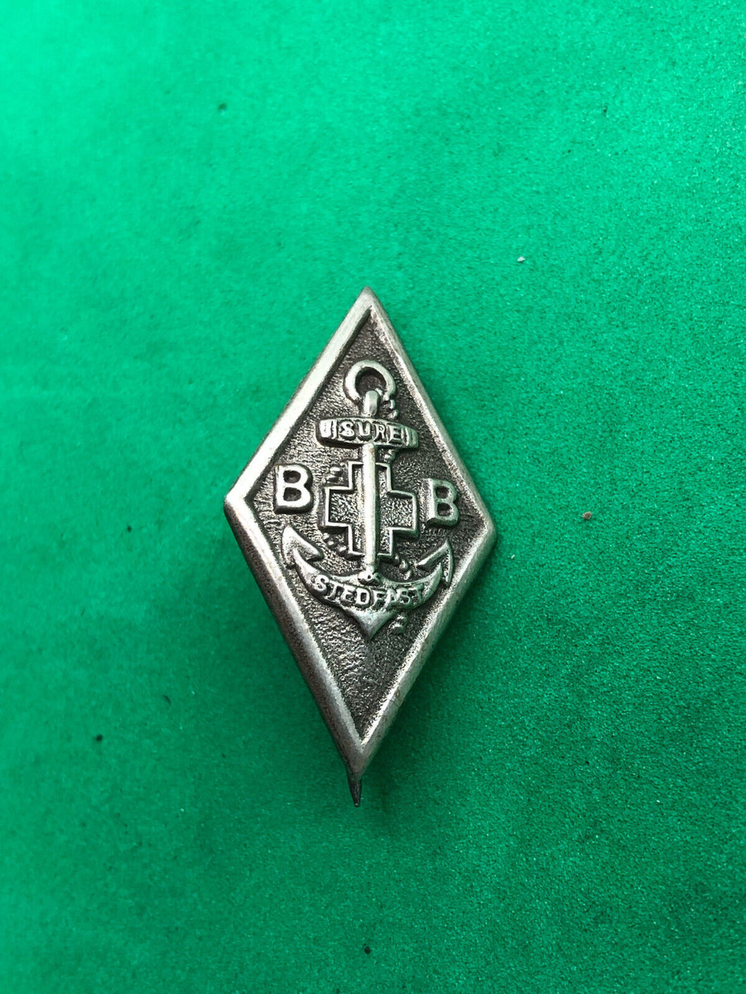 Originales Abzeichen/Anstecker der British Boys Brigade für einjährige Dienstleistung