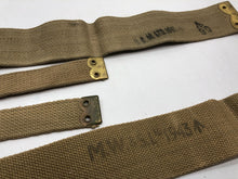 Charger l&#39;image dans la galerie, Original WW2 British Army L Strap 37 Pattern Set - Wartime Dated - Old Stock
