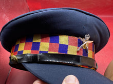 Load image into Gallery viewer, Original British Army Gurkha Regiment Officer&#39;s Peaked Cap with Matching Buttons
