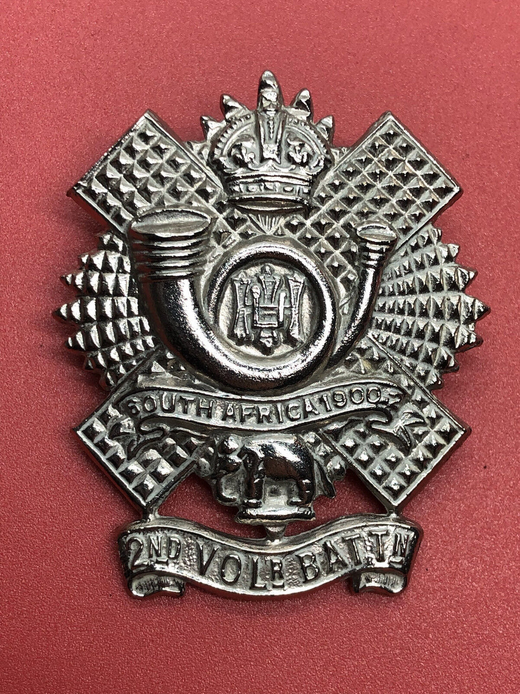 British Army WW1 Highland Light Infantry 2nd Volunteer Battalion Cap Badge