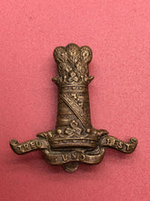 Load image into Gallery viewer, Original WW2 British Army Cap Badge - The 11th Hussars Regiment
