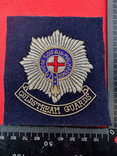 Load image into Gallery viewer, British Army Bullion Embroidered Blazer Badge - Coldstream Guards
