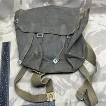 Load image into Gallery viewer, Original WW2 British Army / RAF 37 Pattern Webbing Small Pack &amp; L Straps Set
